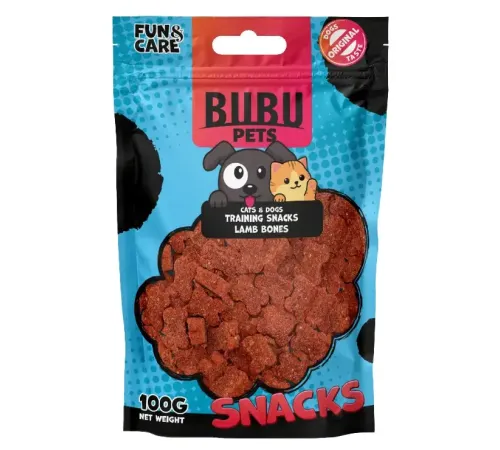 Bubu Pets Косточки для дрессировки, ягненок, 100 г