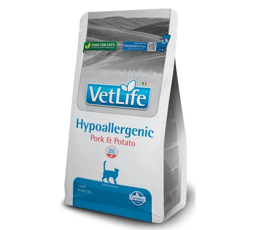Farmina Vet Life Hypoallergenic Cat (Свинина, картофель), 1,5 кг