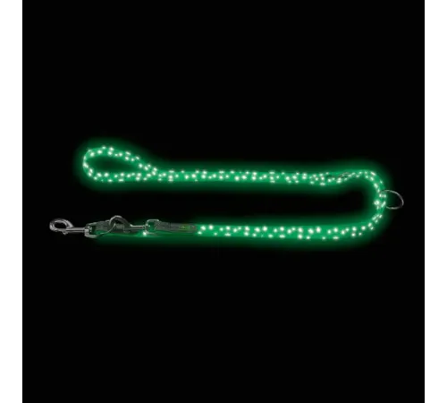 Hunter Регулируемый поводок T-Leash Convenience Refl Glow, белый/звезды, 15/200