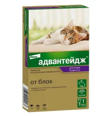 Elanco Адвантейдж для кошек более 4 кг, 1 пипетка