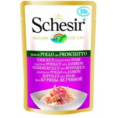Schesir Chicken Ham (Цыпленок, ветчина) 50 г х 10 шт