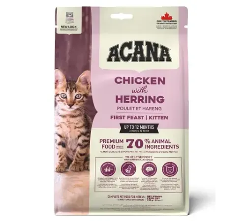 ACANA First Feast Kitten (Курица, сельдь), 340 г
