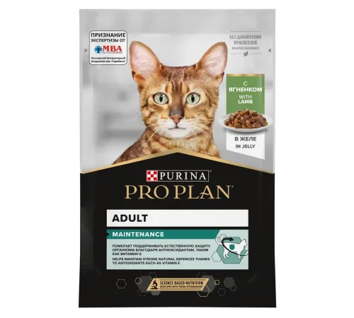 Pro Plan Adult Maintenance (Ягненок в желе), 85 г