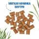 Monge Gift Hairball Хрустящие подушечки с начинкой с лососем и кошачьей мятой, 60 г