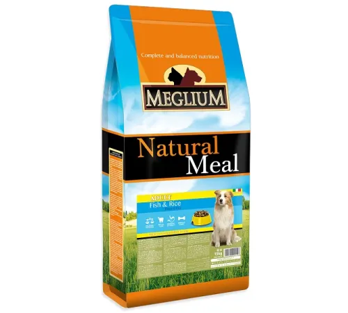 Meglium Dog Adult (Рыба и рис), 2,5 кг