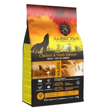 AMBROSIA Adult All Breeds (Курица, лосось), 2 кг