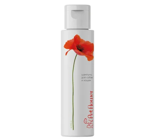 Pet Flower Шампунь для собак и кошек Мак, 250 мл