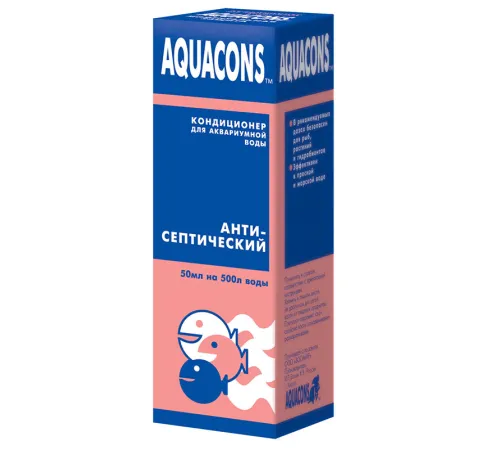 Зоомир Aquacons кондиционер Антисептический, 50 мл