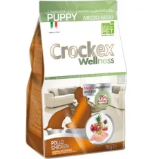 Crockex Wellness Puppy Medium/Maxi (Курица и рис), 12 кг