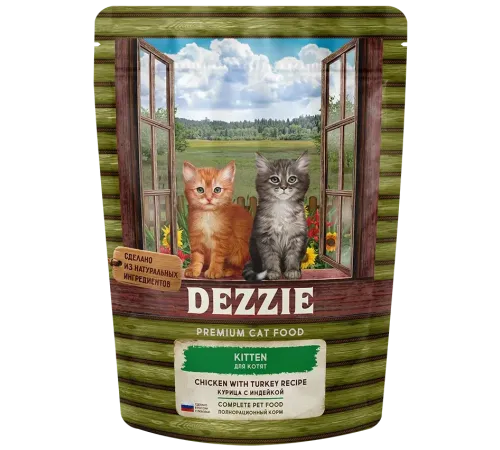 Dezzie Kitten (Курица, индейка), 400 г