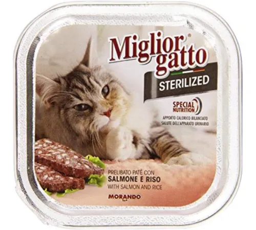 Miglior Gatto Steril Salmon and Rice, 100 г
