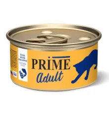 Prime Adult Консервы (Тунец c ананасом в собственном соку) для кошек, 85 г