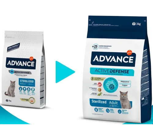 Advance Cat Sterilized (Индейка), 400 г