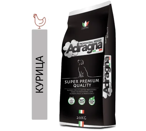 Adragna Breeder Superpremium Puppy Mini (Курица и рис), 20 кг