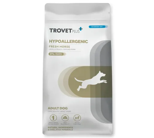 Trovet Plus Adult Dog Hypoallergenic (Конина), 3 кг
