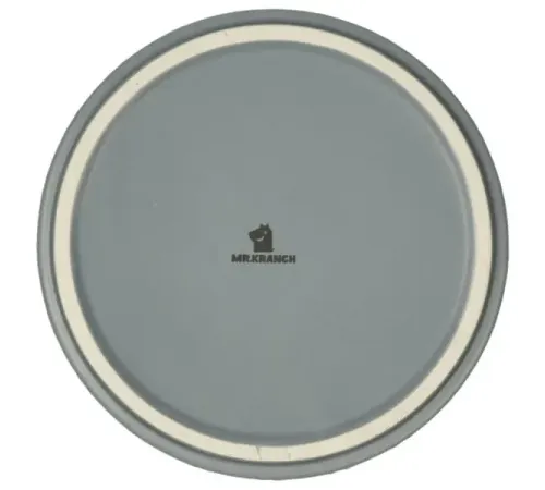 Mr.Kranch Миска на бамбуковой подставке Bamboo, серая, 860 мл