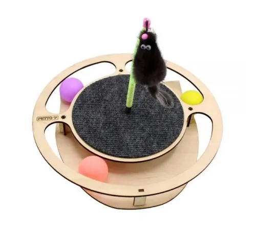 GoSi Игровой трек для кошек Круг, 32х28х3,6 см