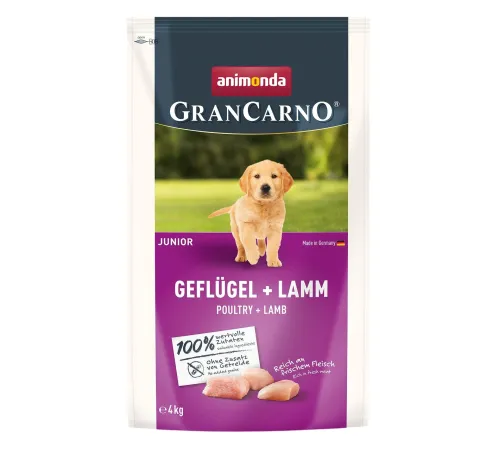 Animonda GranCarno Junior (Птица и ягненок), 4 кг