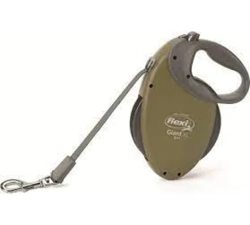 Рулетка Flexi Giant XL, лента 8 м (оливковый)