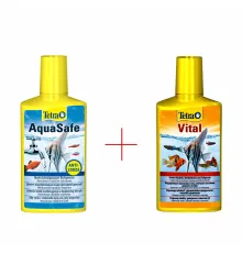 Tetra Кондиционер AquaSafe (500 мл) + Vital (100 мл), набор
