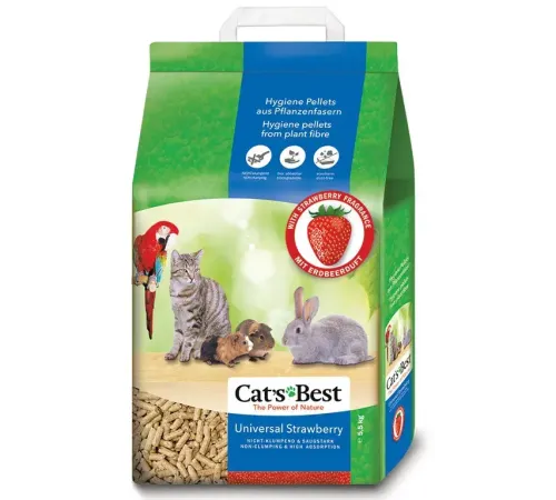 Cat's Best Universal (Клубника) 10 л (5,5 кг)