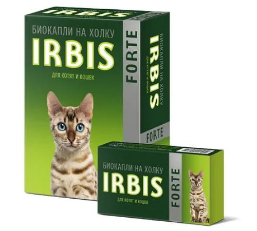 Irbis Forte Биокапли на холку для котят и кошек 1 флакон