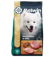 Melwin Adult Dog (Индейка, рис), 10 кг