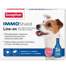 Beaphar Капли IMMO Shield Line-on для мелких пород 1 пипетка