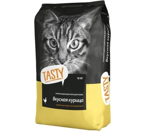 Tasty для взрослых кошек (Курица), 350 г