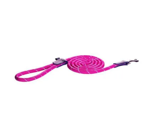Поводок Rogz Rope Lijn Lang Pink 9 мм/1,8 м