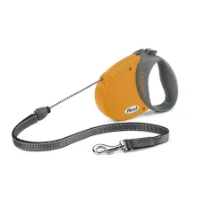 Рулетка Flexi Comfort Basic, трос, оранжевая, 5 м до 20 кг
