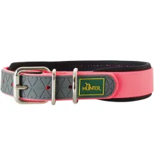 Hunter Ошейник Convenience Comfort, розовый, S