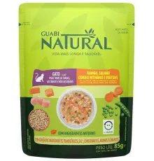 Guabi Natural Cat (Курица, лосось, цельнозерновые злаки и овощи), 85 г
