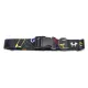 United Pets Ошейник Complete me, черный с разноцветными булавками, XS 10 x 180/300 мм