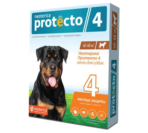 Neoterica Protecto Капли, для собак 40 - 60 кг