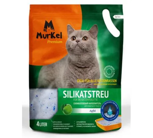 Murkel Наполнитель силикагелевый (Яблоко), 4 л/1,8 кг