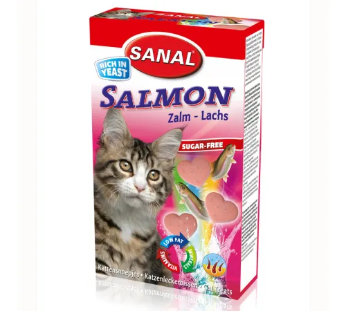 Sanal Лакомство для кошек лосось, 50 г