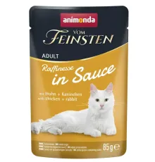 Vom Feinsten Adult Raffinesse (Курица и кролик в соусе), 85 г