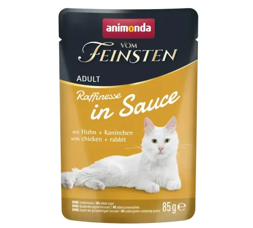 Vom Feinsten Adult Raffinesse (Курица и кролик в соусе), 85 г