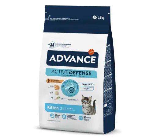 Advance Cat Kitten (Курица и рис), 1,5 кг