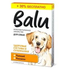 BALU Здоровые суставы и сухожилия Лакомство мультивитаминное для собак, 130 таб