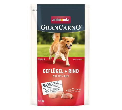 Animonda GranCarno Adult (Птица и говядина), 4 кг