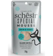 Schesir Special Skin&Coat Мусс (Лосось, курица), 70 г