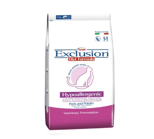 Exclusion Diet Cat Hypoallergenic (Поросенок, картофель), 2 кг