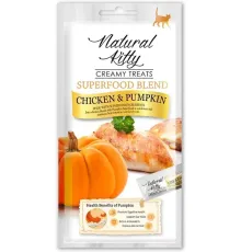 Natural Kitty Superfood Blend Крем-суп (Курица и тыква), 12 г х 4 шт (упаковка)