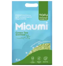 Miaumi Наполнитель TOFU Green tea, 6 л