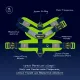 Joyser Шлейка Soft Harness, зеленая, XL