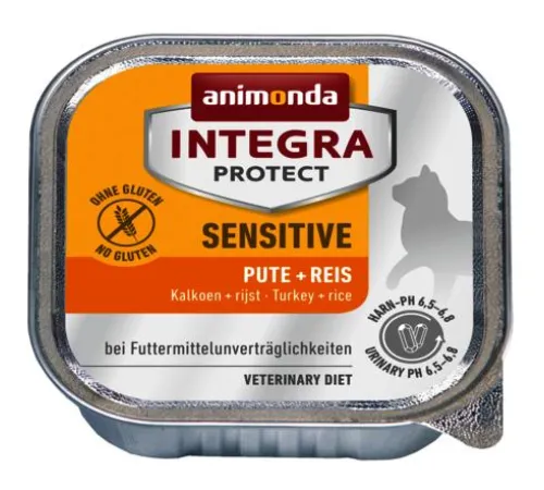 Animonda Integra Protect Sensitive Cat (Индейка, рис), 100 г
