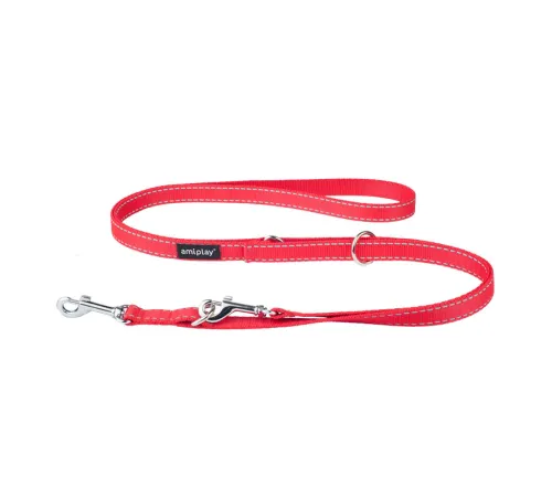 Поводок AmiPlay Reflective (Красный) S 100-200/1 см