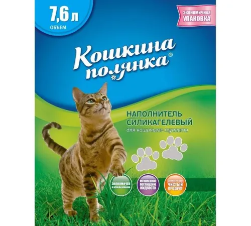 Кошкина Полянка Силикагелевый (без запаха) 3,8 л